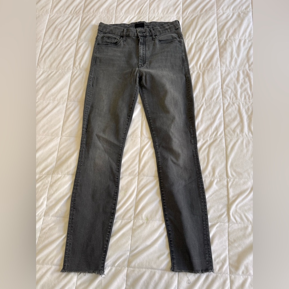 MOTHER Men's Charcoal Skinny Jeans